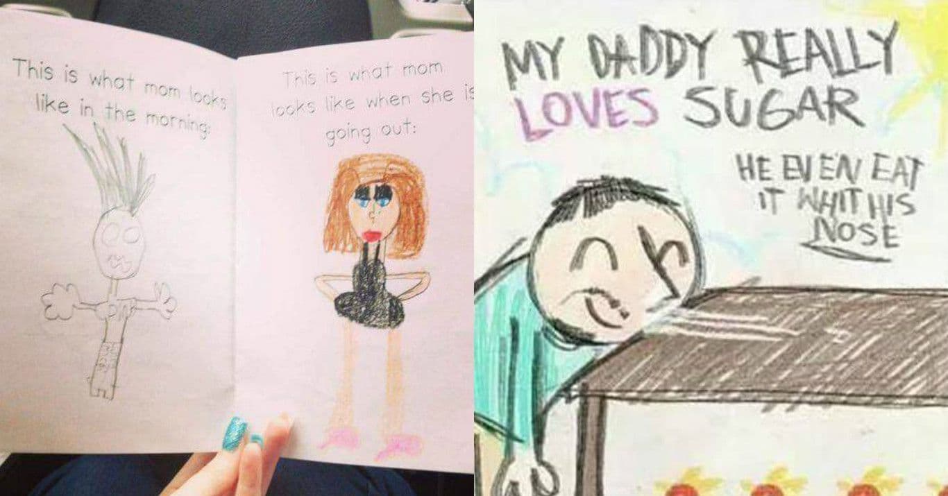 22 Funny Kids Drawings That Say a Lot About Their Parents