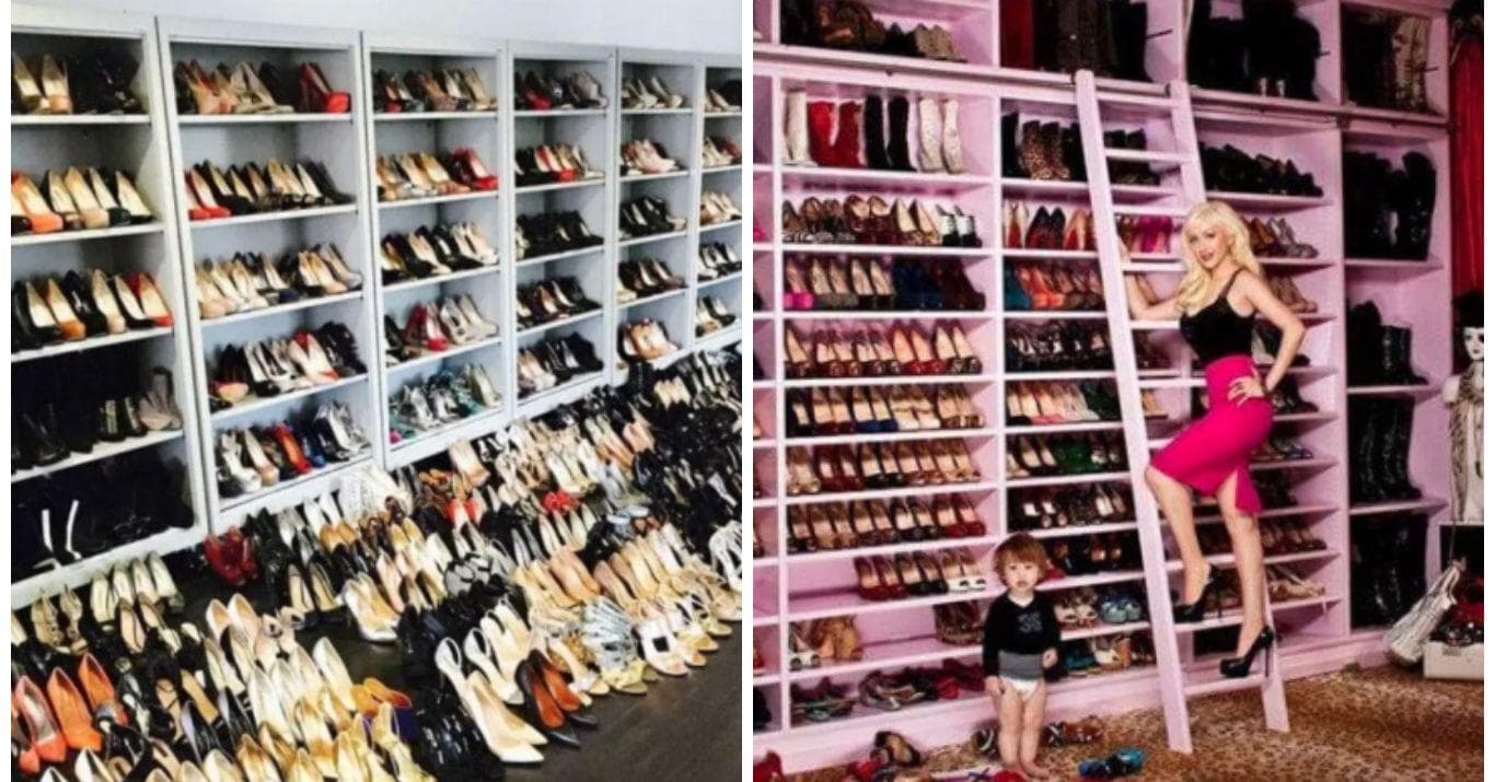 19 Celebrities With Insanely Large Shoe Collections 8328