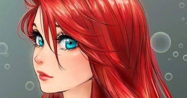 15 Disney Princesses Drawn As Anime Characters