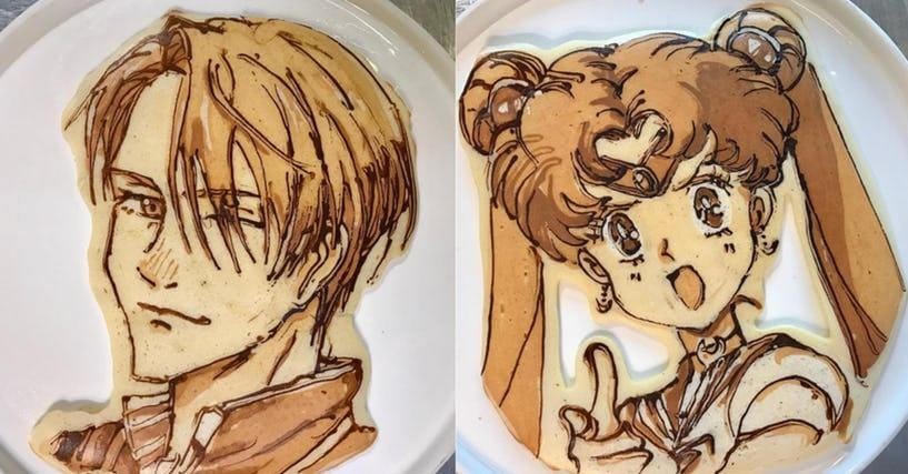Instagram User Turns Anime Characters Into Pancake Creations