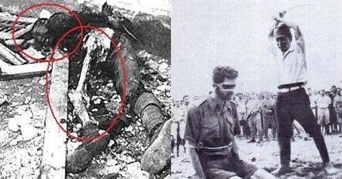 Japanese Troops Using POWs For WWII Target Practice