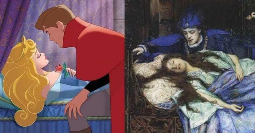 What happened in the real story of Sleeping Beauty?