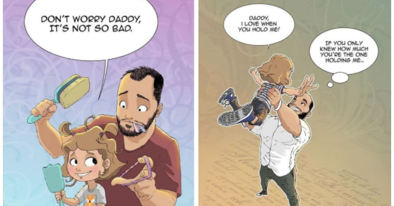 Single Dad Illustrates Everyday Life Raising His Daughter In 10