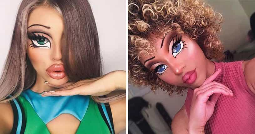 These Women Are Doing Their Makeup  Like Bratz  Dolls  And 
