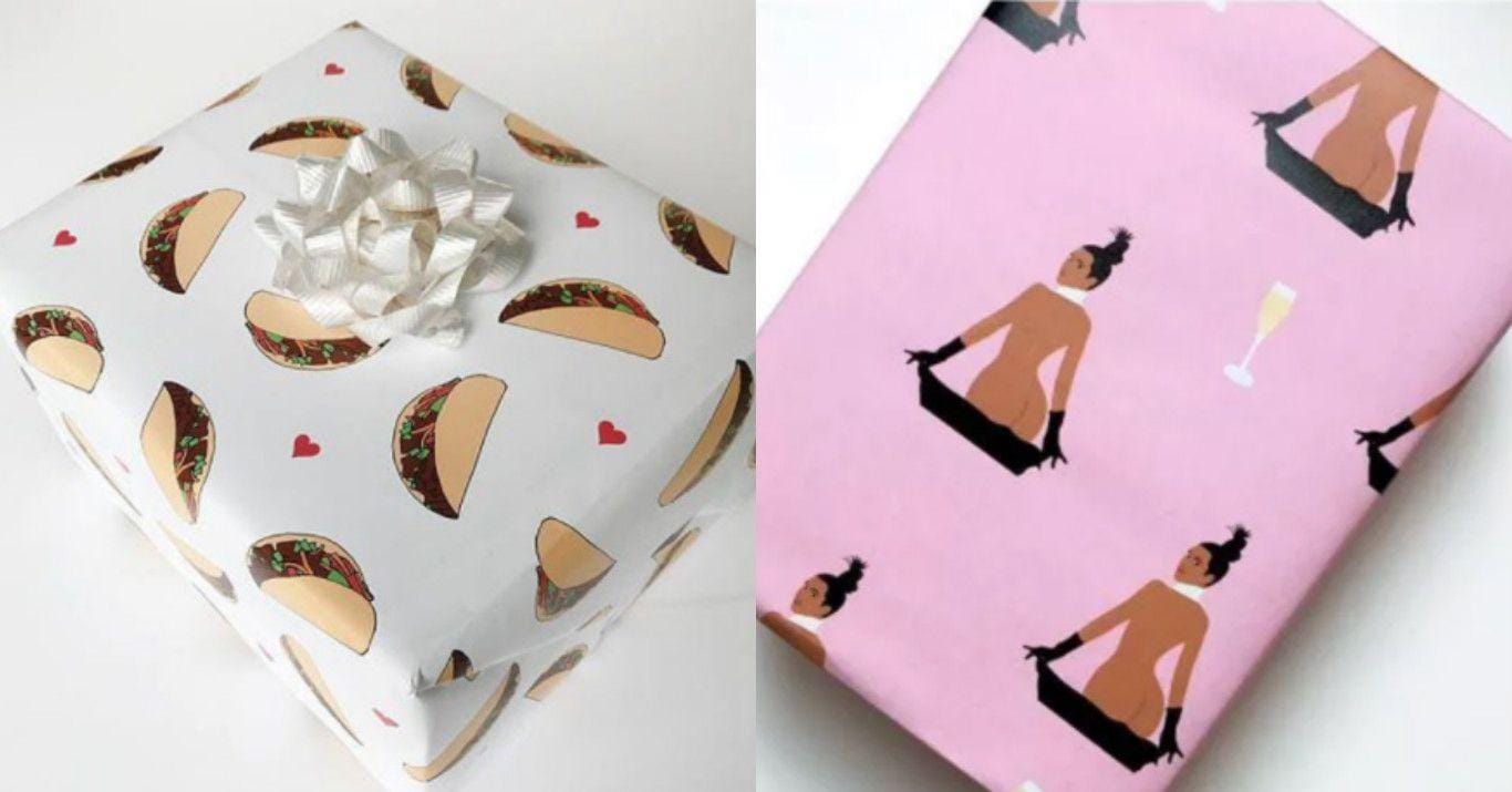 26 Funny and Unique Wrapping Papers That Make Your Gifts Even Better