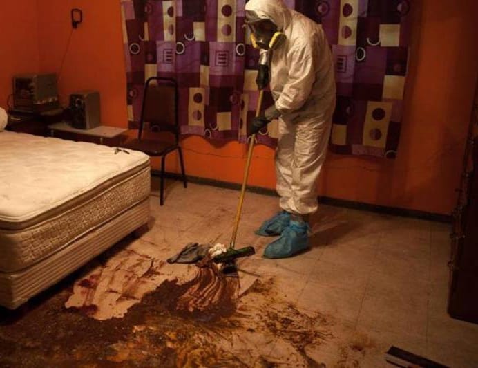 crime scene questions cleaners