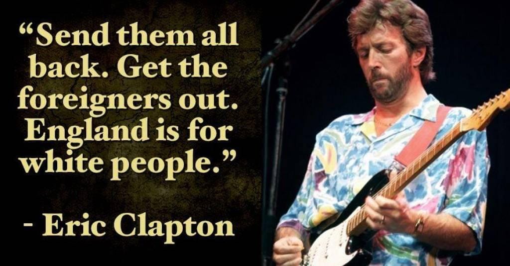 Eric Clapton Went On A Racist Rant That He Spent His Life Regretting