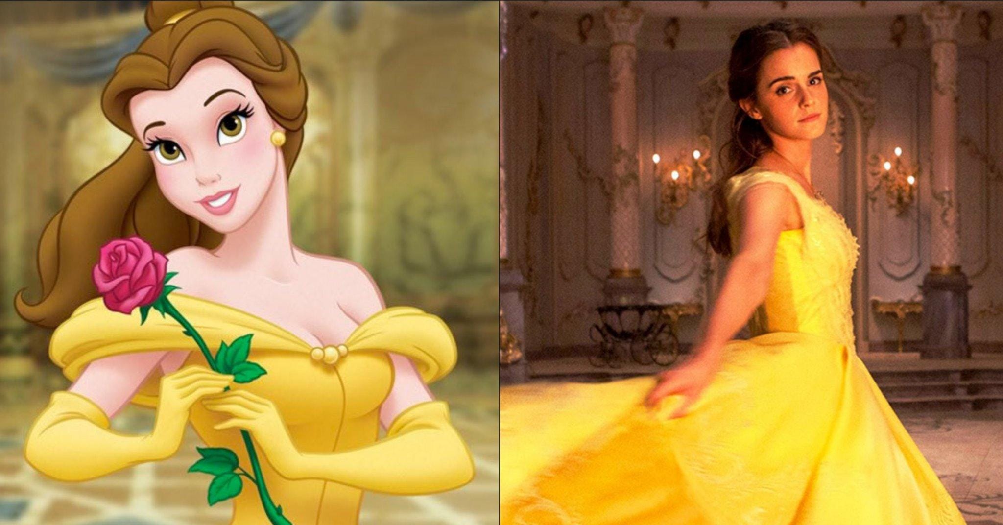 Live-Action Disney Characters Vs. Cartoon