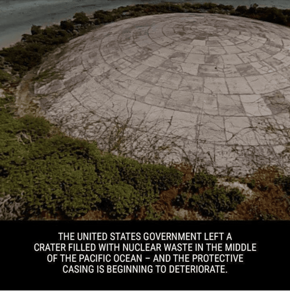 US says leaking nuclear waste dome is safe; Marshall Islands