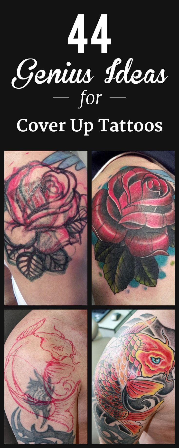 Cover Up Tattoos | Best Coverup Tattoo Ideas