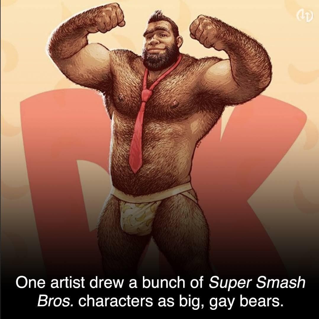 This Artist Drew A Bunch Of Super Smash Bros. Characters As Gay Men