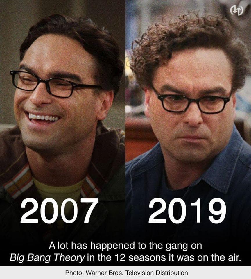 How The Cast Of The Big Bang Theory Aged From The First To Last Season