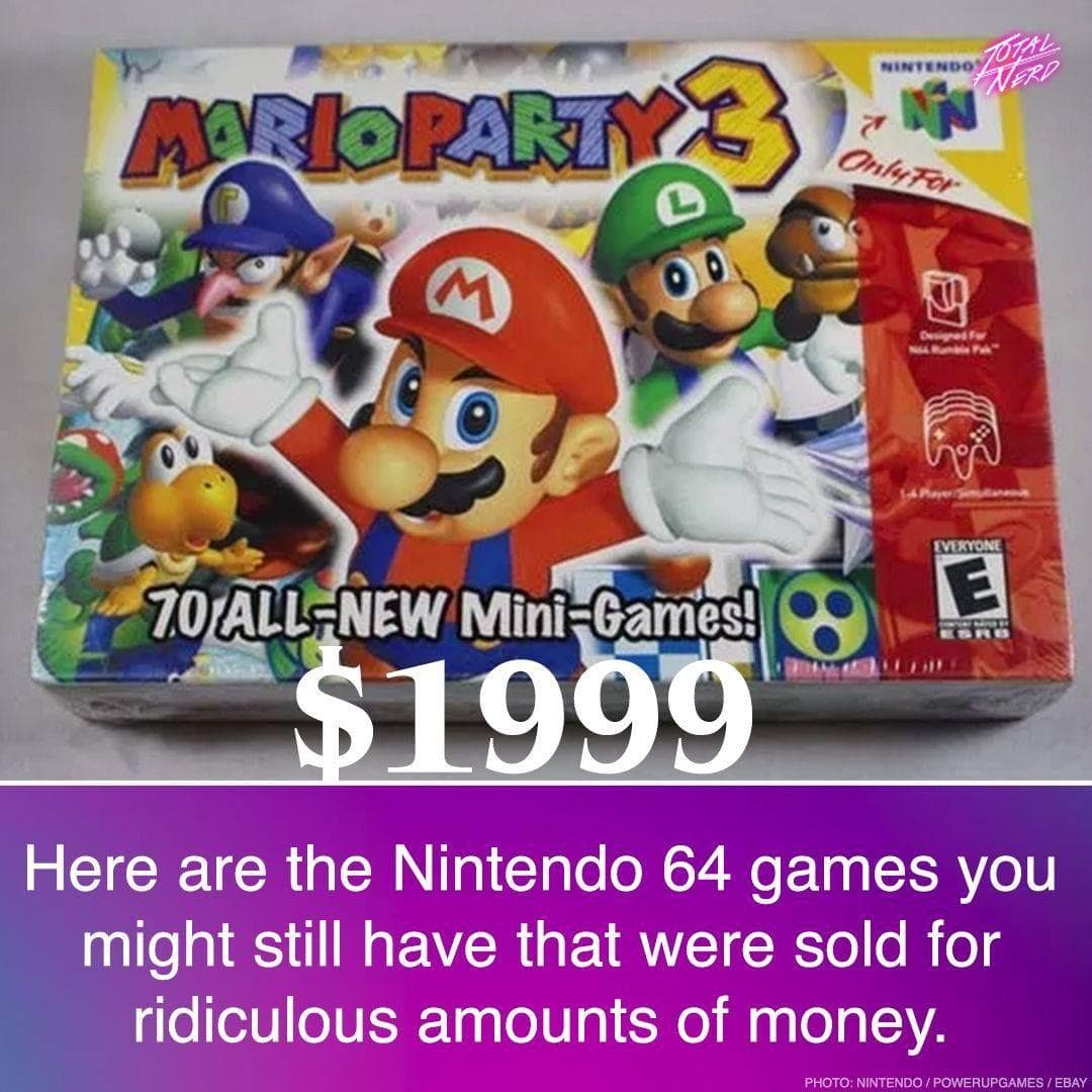 Nintendo 64 Games That Are Worth A Lot Of Now