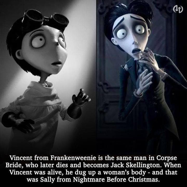 All The Tim Burton Movies Exist In The Same Universe And We Can