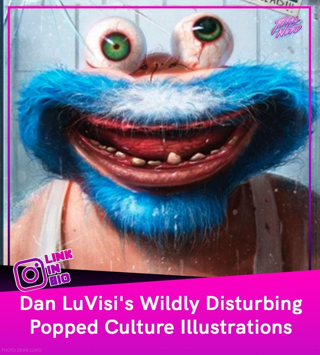 Dan LuVisis Wildly Disturbing Popped Culture Illustrations