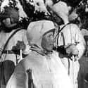 Dec. at 97 (1905-2002)   Simo "Simuna" Häyhä, nicknamed "White Death" by the Red Army, was a Finnish marksman.