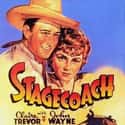 John Wayne, John Carradine, Claire Trevor   Stagecoach is a 1939 American Western film directed by John Ford, starring Claire Trevor and John Wayne in his breakthrough role.