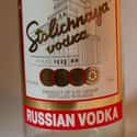 Stolichnaya on Random Best Top Shelf Alcohol Brands