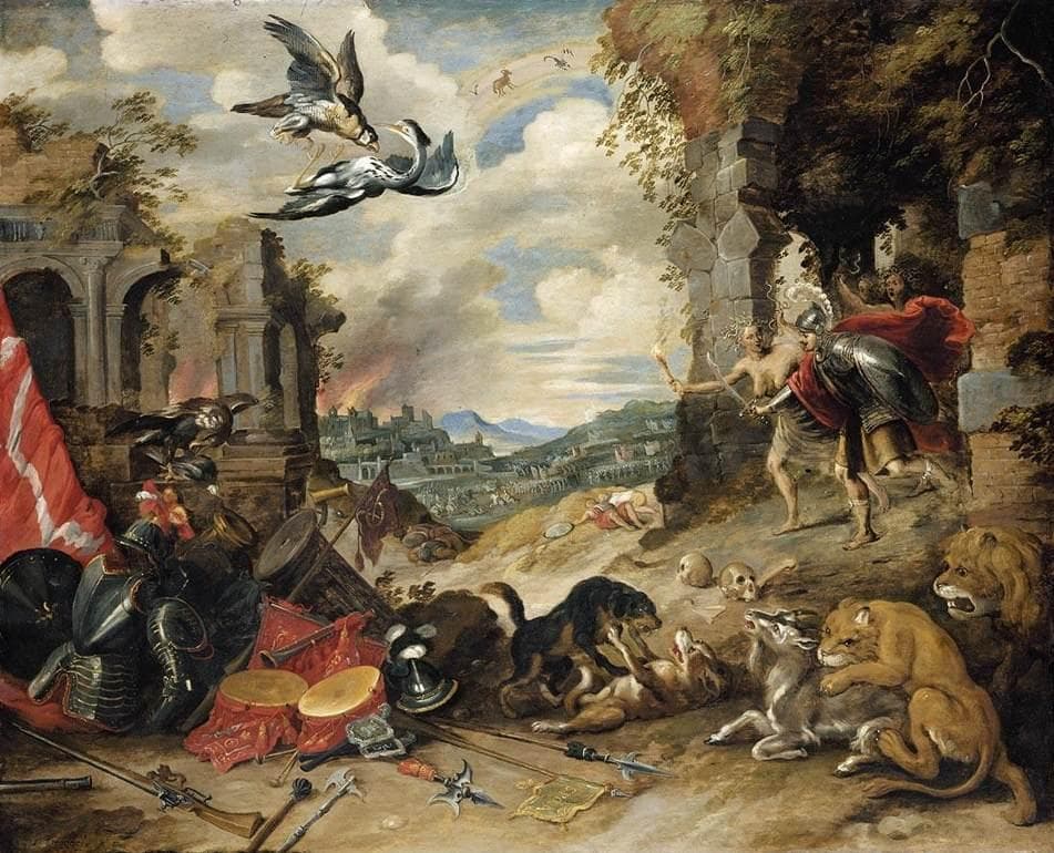 Famous Allegory Paintings List Popular Paintings In The Allegory Genre   Allegory Of War Artwork Photo 1