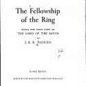 The Fellowship of the Ring on Random Best J. R. R. Tolkien Books