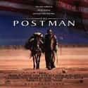 Kevin Costner, Tom Petty, Mary Stuart Masterson   The Postman is a 1997 American epic post-apocalyptic adventure film.