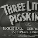 Lucille Ball, Roger Moore, Larry Fine   Three Little Pigskins is the fourth short subject starring American slapstick comedy team The Three Stooges.