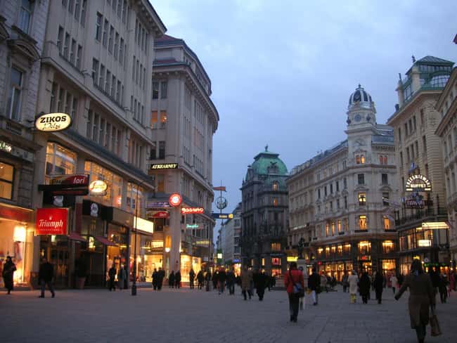 Vienna is listed (or ranked) 8 on the list The Most Beautiful Cities in the World