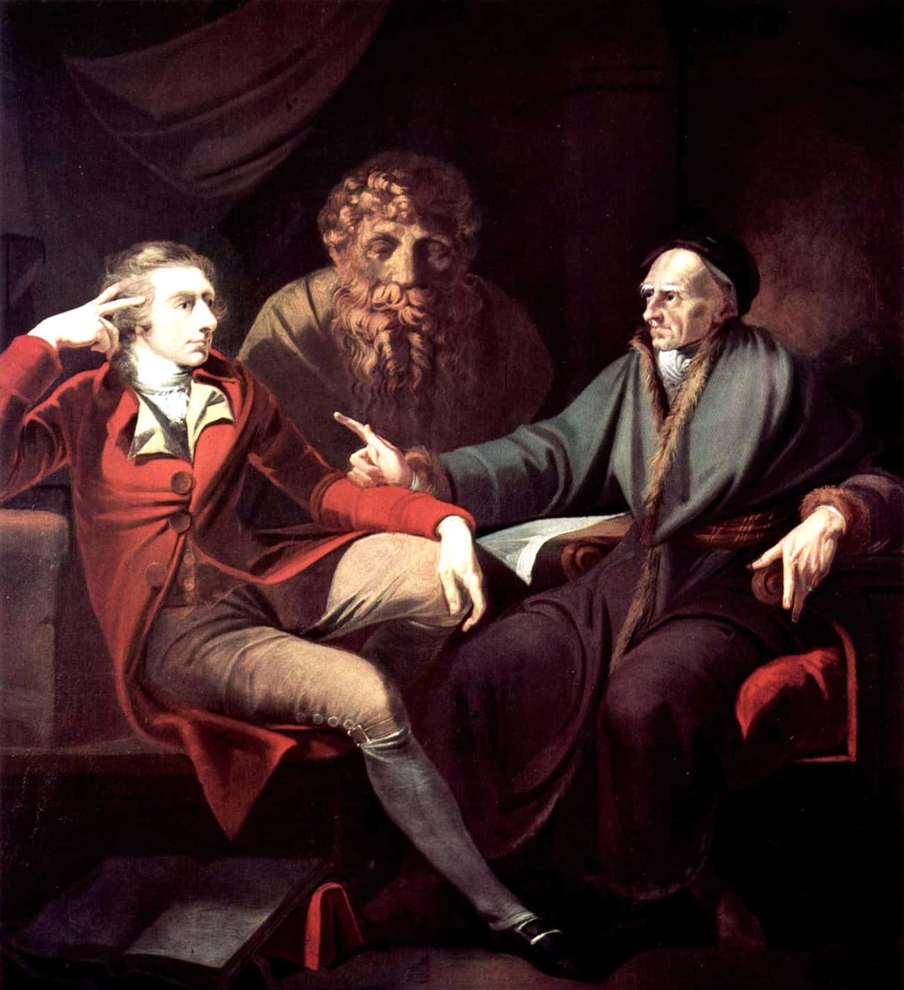 Henry Fuseli in Conversation with Johann Jakob Bodmer