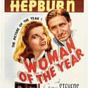 Katharine Hepburn, Spencer Tracy, William Bendix   Woman of the Year is an American romantic comedy-drama film starring Spencer Tracy and Katharine Hepburn, written by Ring Lardner, Jr., Michael Kanin and John Lee Mahin, directed by George...