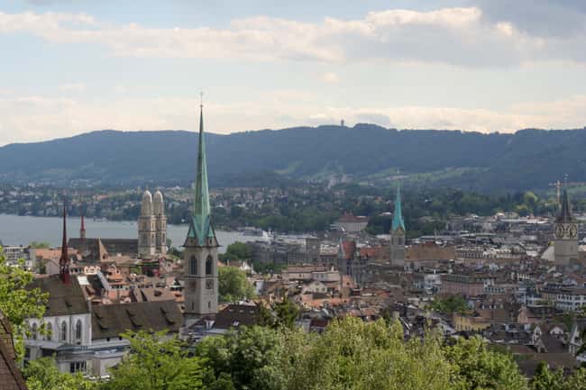Zürich is listed (or ranked) 10 on the list The Most Beautiful Cities in the World