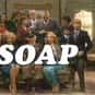 Rod Roddy, Katherine Helmond, Richard Mulligan   Soap is an American sitcom that originally ran on ABC from 1977 into 1981.