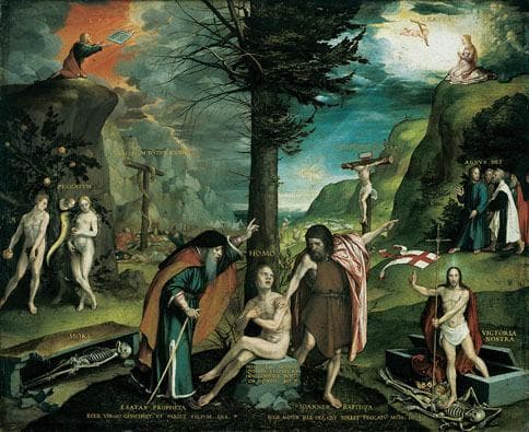 Famous Allegory Paintings List Popular Paintings In The Allegory Genre   An Allegory Of The Old And New Testaments Artwork Photo 1