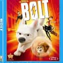 Miley Cyrus, John Travolta, Chloë Grace Moretz   Bolt tells the story of a dog who is convinced that his role as a super dog is reality. When he is ripped from his world of fantasy, and action by his own doing.
