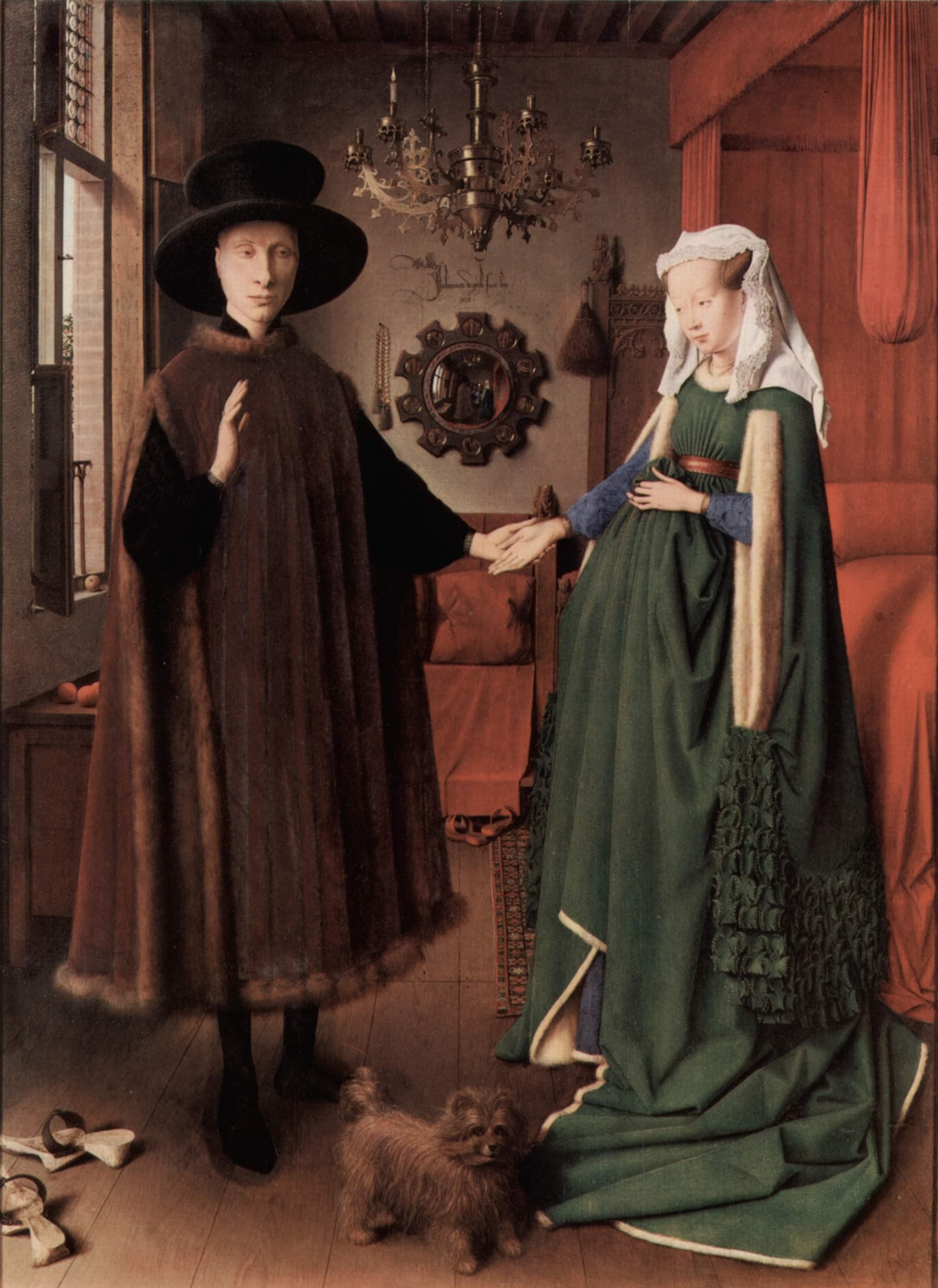 Popular Early Renaissance Paintings Famous Paintings From The Early   Arnolfini Portrait Artwork Photo 1