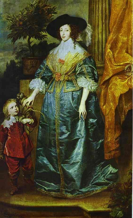 Portrait of Queen Henrietta Ma is listed (or ranked) 7 on the list Famous Anthony van Dyck Paintings