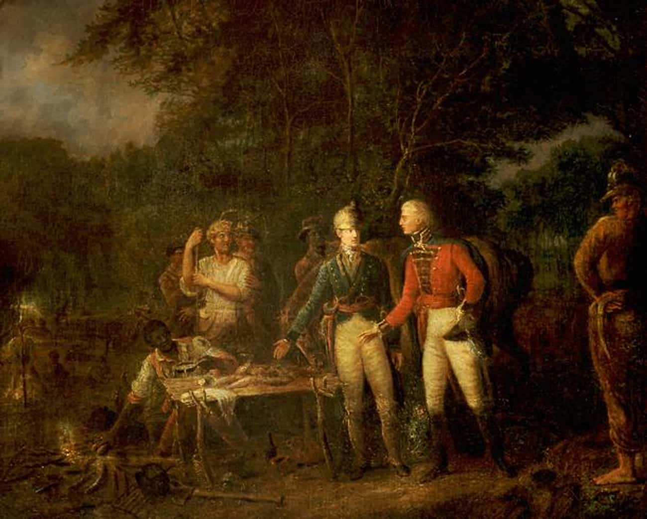 General Marion Inviting a British Officer to Share His Meal