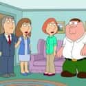When Mayor West marries Lois’ sister, Carol (guest voice Hagerty), they move into the Griffin’s house to be one big “happy” family.