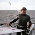 age 49   Björn Dunkerbeck is a professional windsurfer who has won Professional Windsurfers Association Overall World Championships a record forty one times.