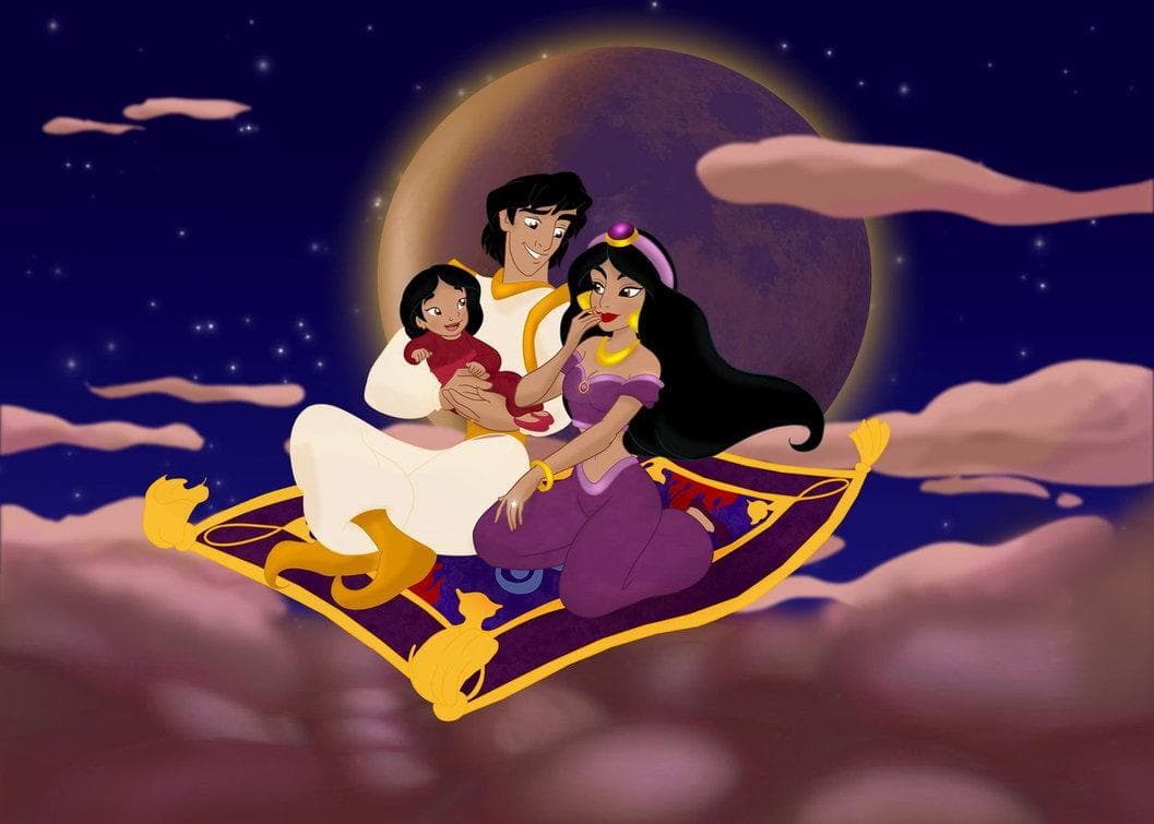 Aladdin and Jasmine's original meet-cute was more CREEPY than cute… #m, 1001  arabian nights
