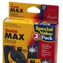 2 Kodak MAX 35mm Single Use Cameras with Flash on Random Best Disposable Cameras