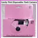 10 Candy Pink disposable flash cameras can be used for wedding on Random Best Disposable Cameras