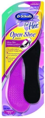 dr scholl's for her open shoe insoles