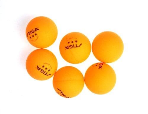 STIGA Ping Pong Balls 46 Pack - Orange 1-Star 40mm Table Tennis Balls