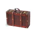 Quickway Imports Old-Fashioned Small Suitcase/Decorative Box with Straps on Random Best Suitcases