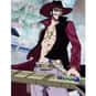 Juracule Mihawk is listed (or ranked) 9 on the list The Top Anime Characters That Use Swords