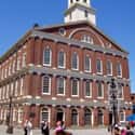 Faneuil Hall on Random Freedom Trail Sites and Monuments in Boston