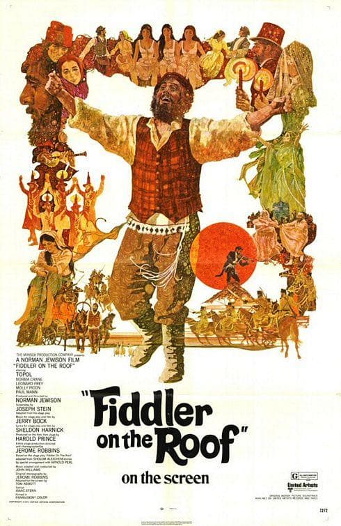 Fiddler on the Roof is listed (or ranked) 17 on the list The Most Popular Broadway Musicals of All Time
