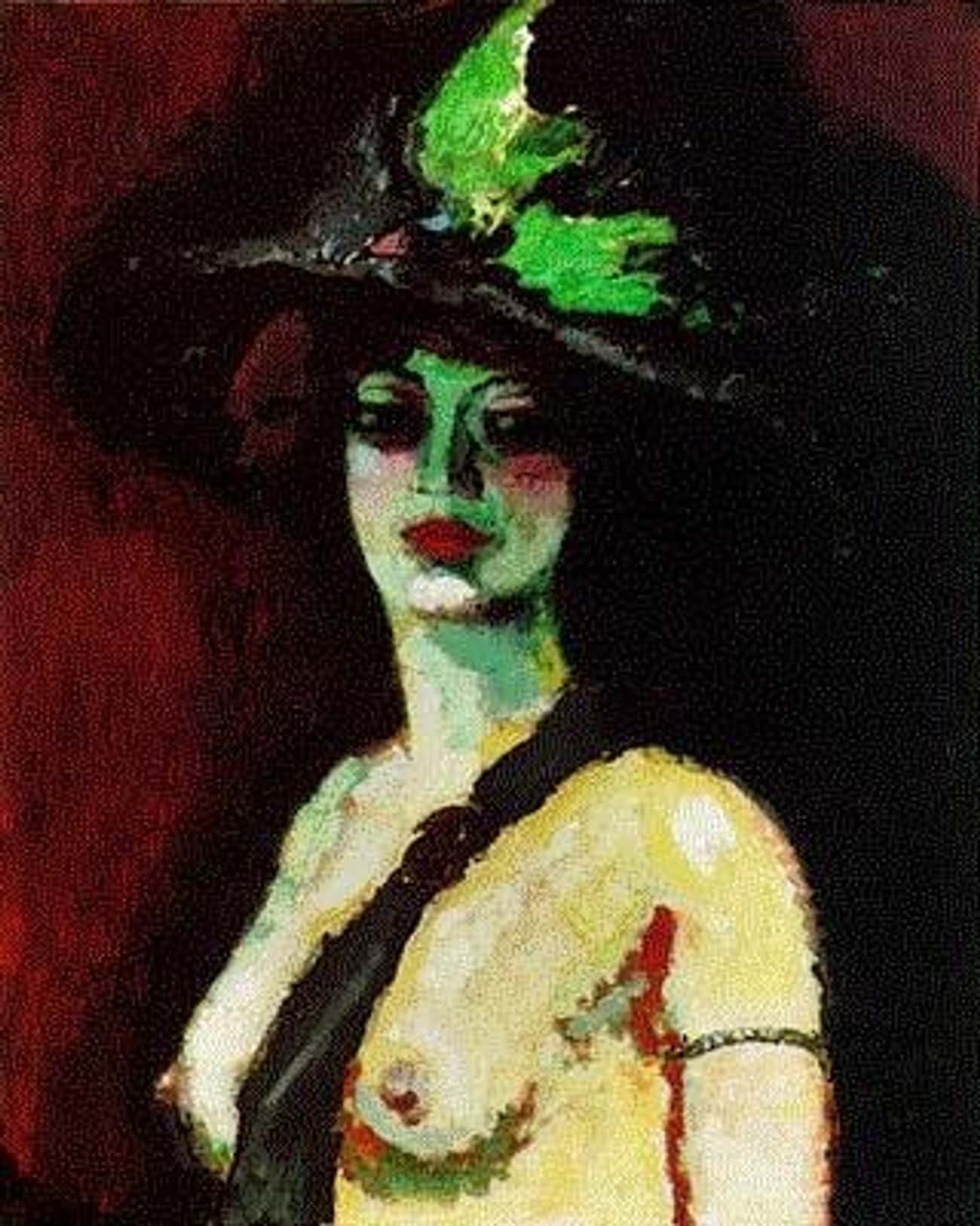 Woman with Large Hat