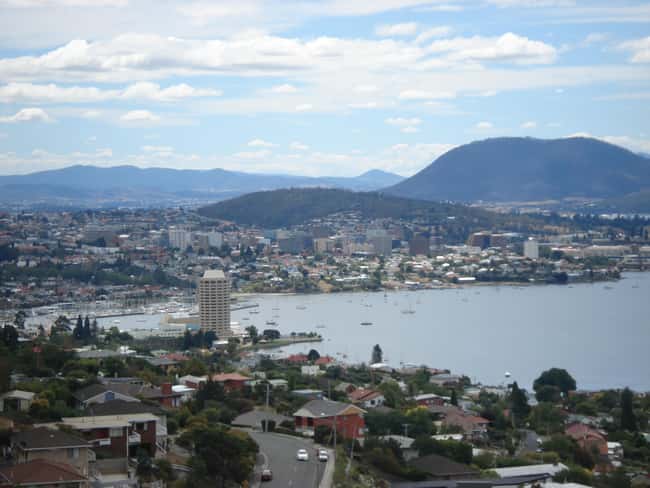 Hobart is listed (or ranked) 91 on the list The Most Beautiful Cities in the World