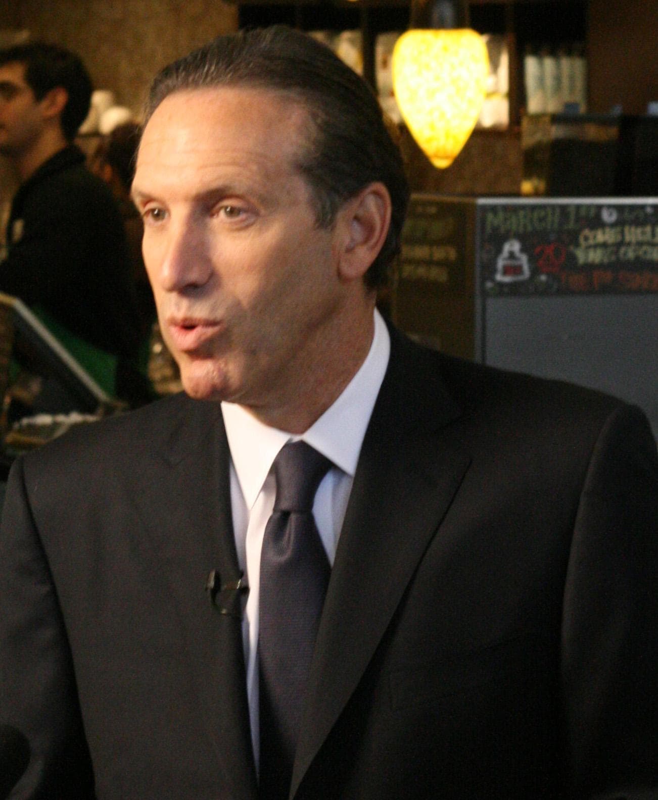 Howard Schultz is listed (or ranked) 6 on the list The 12 Greatest Entrepreneurs of Our Time